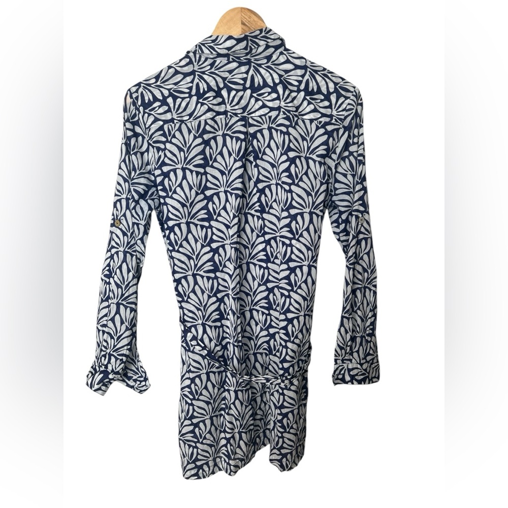 Tori Richard coverup, button-up shirt-dress size S
